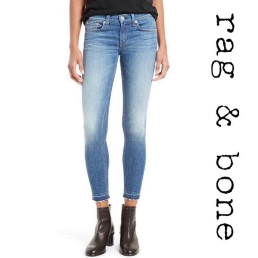 Rag & Bone Clean Lily Dale Skinny Ankle Jeans